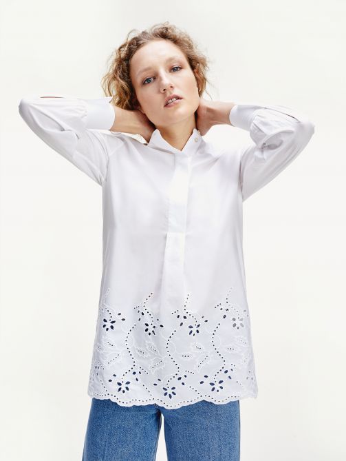Broderie Anglaise Relaxed Fit Shirt