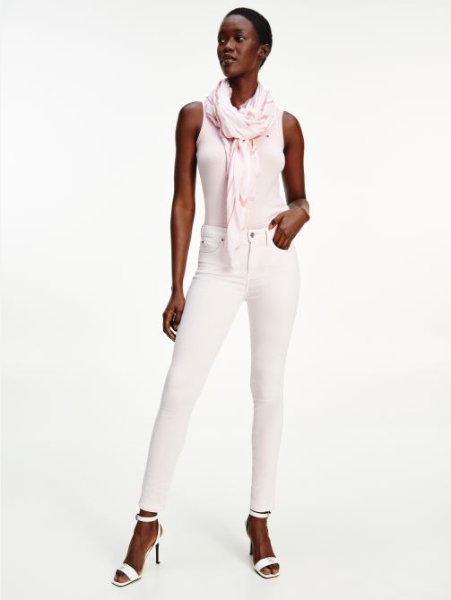 جينز سكيني بخصر متوسط الارتفاع مع تقنية فليكس