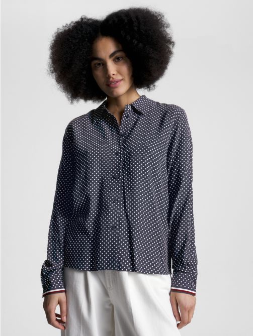 Polka Dot Regular Fit Shirt