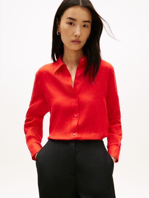 Relaxed Fit Pure Linen Shirt