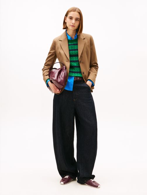 High Rise Loose Balloon Leg Jeans