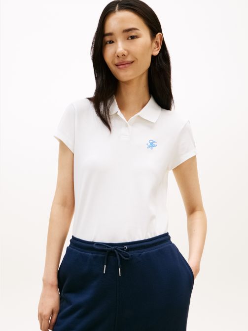 1985 Slim Fit Logo Embroidery Polo T-Shirt