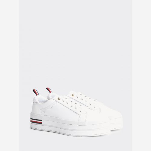 cool logo flatform trainers