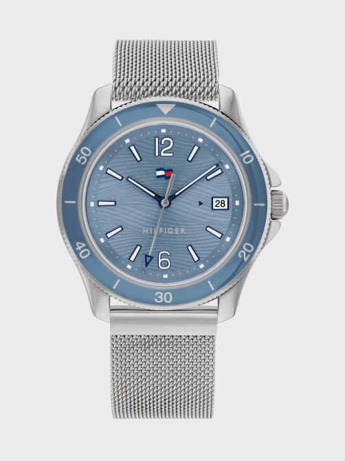 Tommy hilfiger mesh strap watch shop