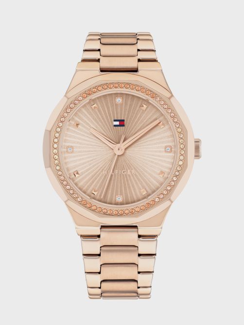 Tommy hilfiger rose gold watch ladies cheap