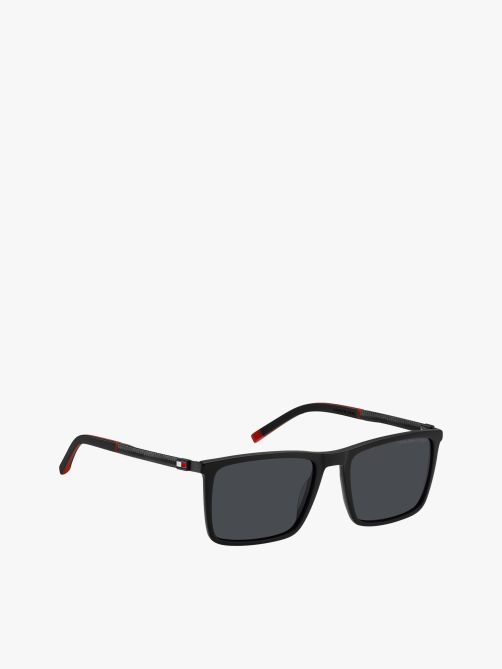 Man Rectangular Sporty Sunglasses