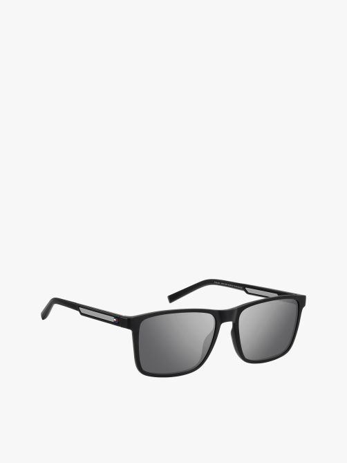 Man Rectangular Sporty Sunglasses
