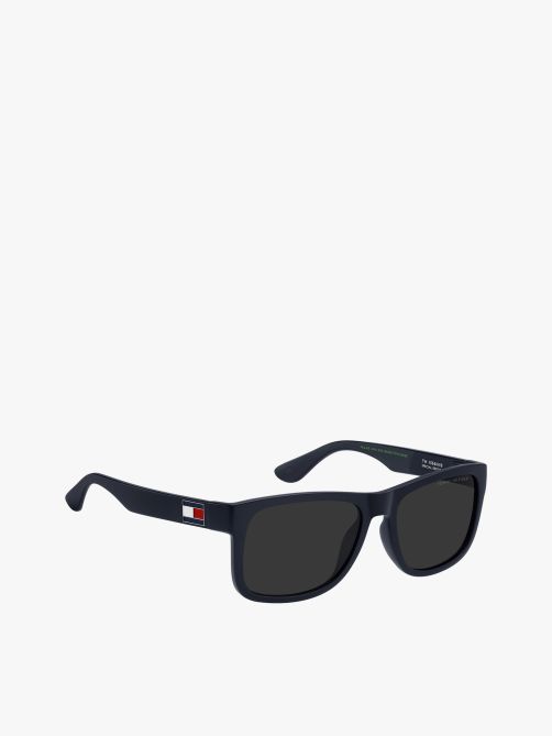 Man Rectangular Sporty Sunglasses