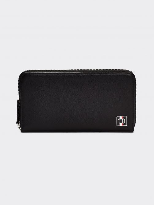 TH Monogram Zip-Around Wallet