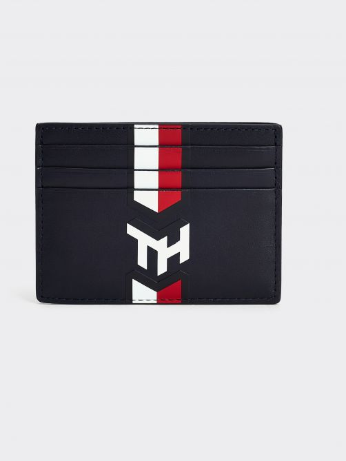 محفظة بطاقات برسومات بحرية وأحرف الشعار