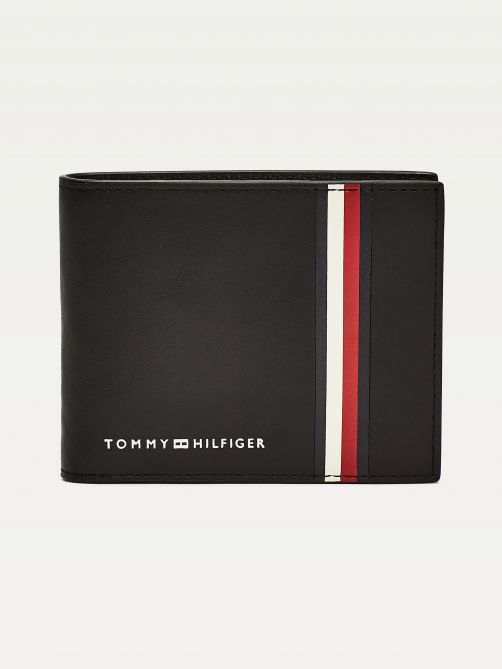 Signature Tape Small Leather Wallet 