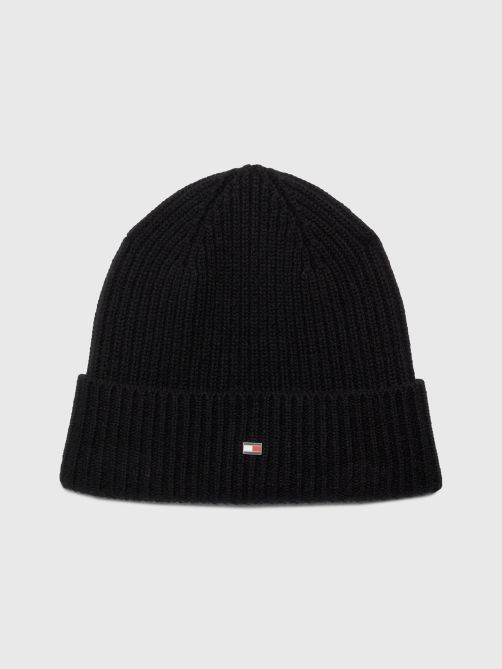 Elevated Cashmere Flag Plaque Beanie