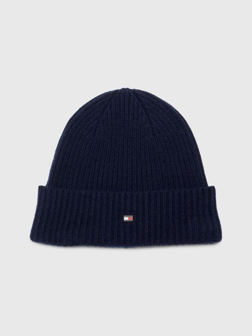 Elevated Cashmere Flag Plaque Beanie
