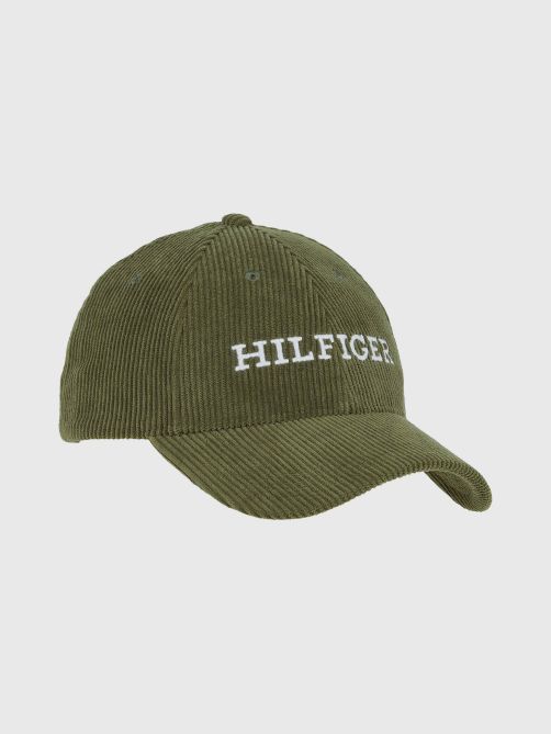 Hilfiger Monotype Corduroy Baseball Cap | Tommy Hilfiger