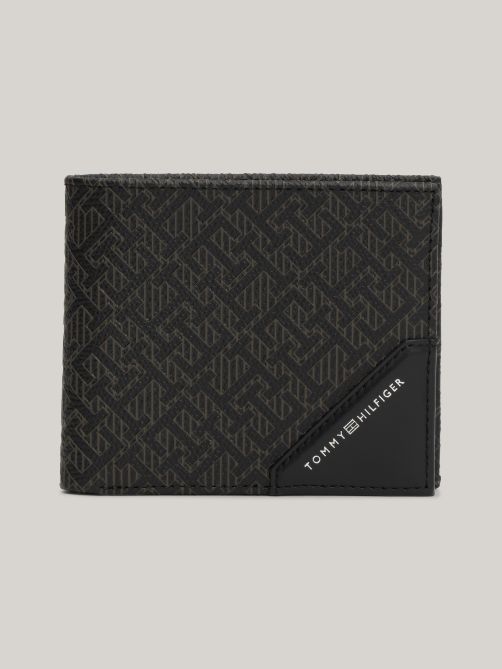 TH Monogram Card and Coin Wallet