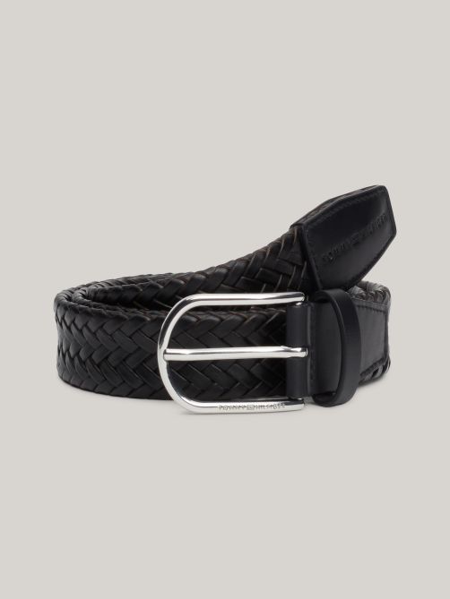 TH Business Braided Leather Belt
