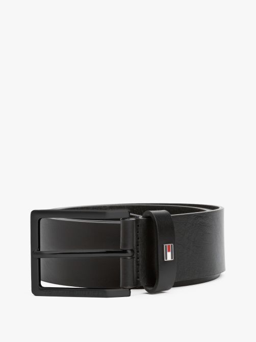 Square Buckle Leather Belt