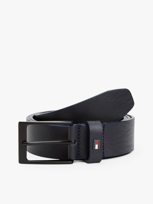 Tonal Buckle Leather Belt