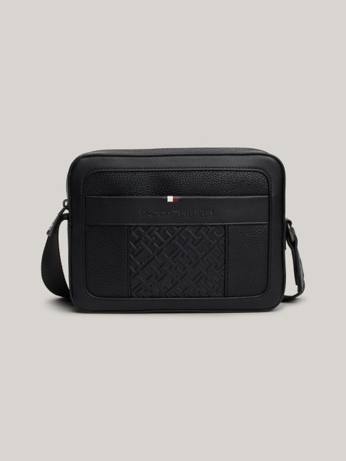 TH Monogram Pebble Grain Reporter Bag