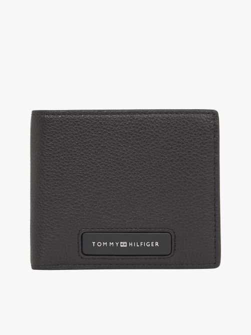 محفظة جلدية بشعار مونوجرام