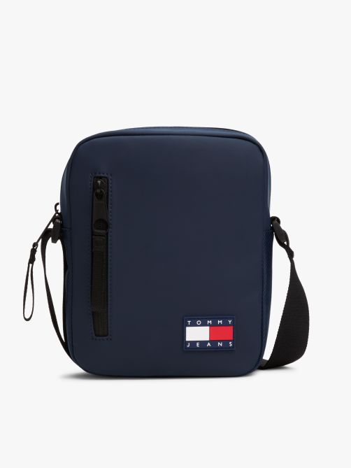 ★ ★BADGE LOGO COMPACT REPORTER BAG Webbing Strap Badge Reporter Bag | Tommy Hilfiger