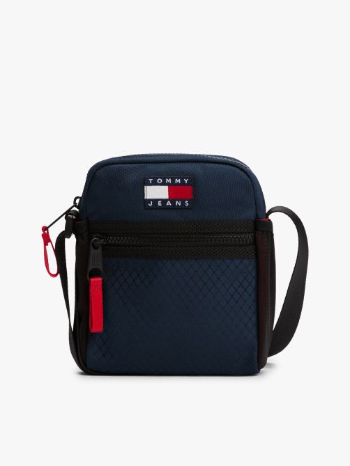 ★ ★BADGE LOGO COMPACT REPORTER BAG Logo Badge Reporter Bag | Tommy Jeans