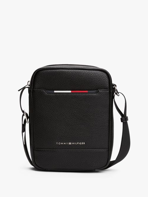 Metal Logo Crossbody Reporter Bag