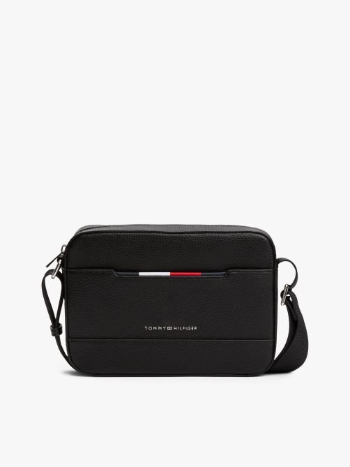 Metal Logo Crossbody Reporter Bag