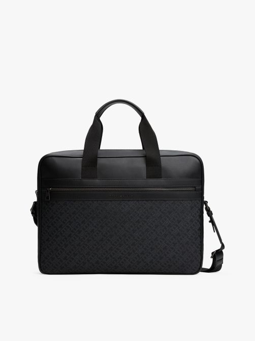 حقيبة لابتوب مزينة بحروف الشعار