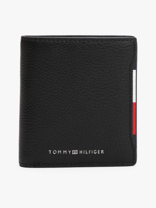 Logo Leather Trifold Wallet