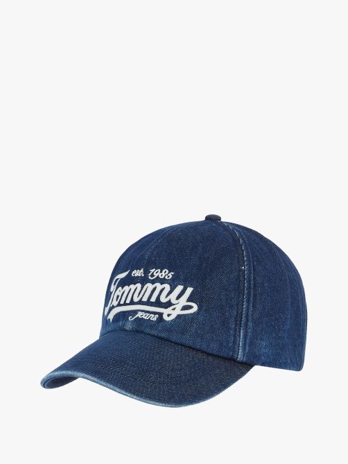 Logo Detail Denim Cap