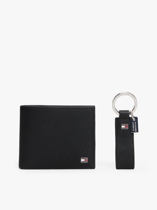 Leather Card Holder and Key Fob Set