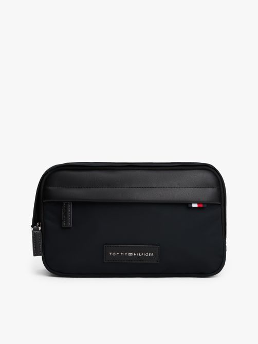 Metal Logo Patch Washbag
