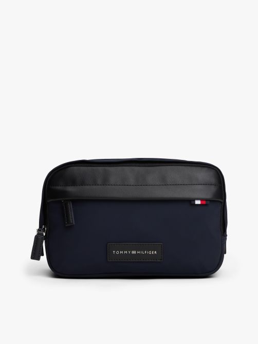 Metal Logo Patch Washbag