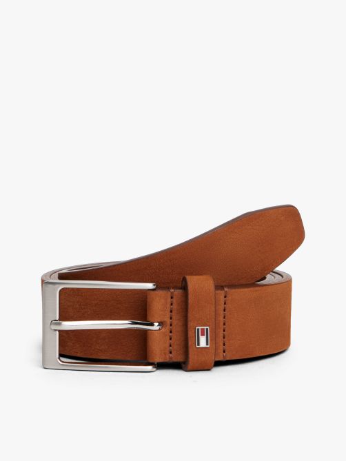 حزام جلدي مزين بعلم الشعار