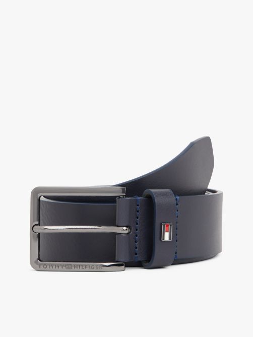 Enamel Flag Leather Belt