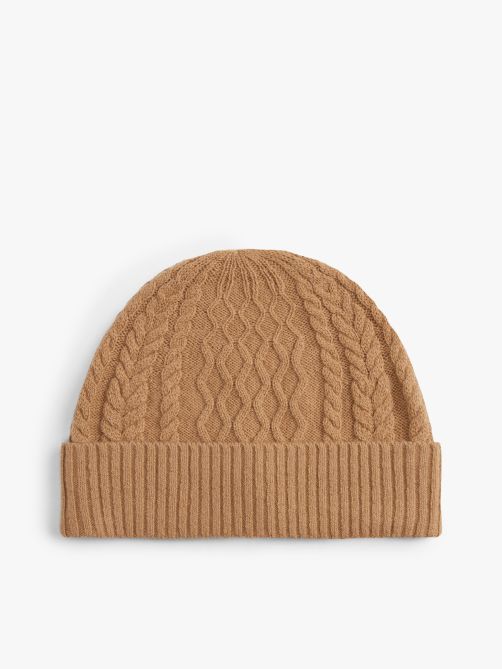 TH Crest Cable Knit Beanie