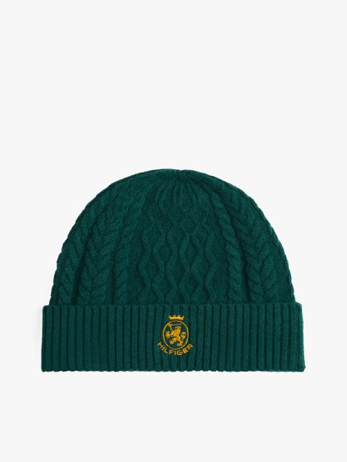 TH Crest Cable Knit Beanie