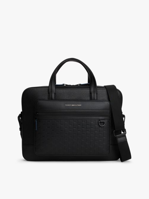 Modern Repeat Flag Pocket Laptop Bag