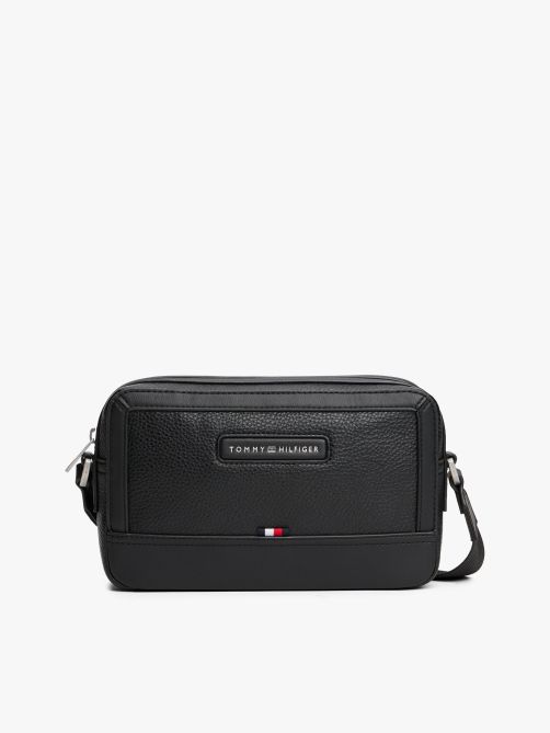 Pebble Grain Logo Crossbody Camera Bag