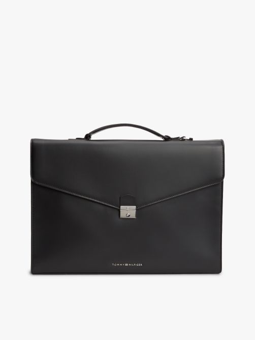 TH Business Leather Laptop Bag