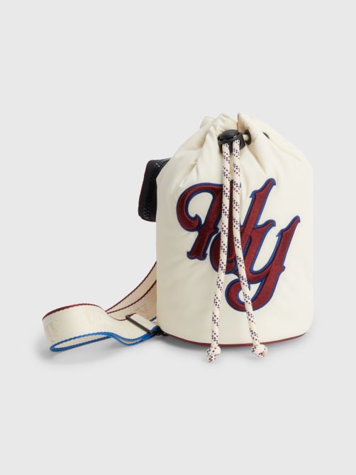 حقيبة كتف برباط معاد تدويره