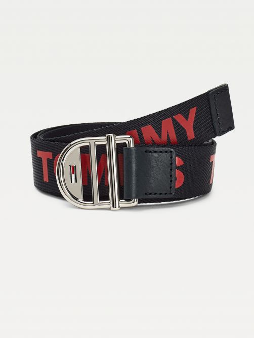 Repeat Logo Webbing Belt