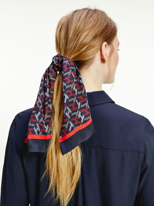 Monogram Hair Scrunchie