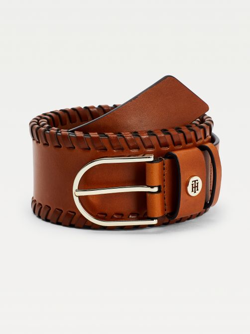 Classic Leather High Waist Belt