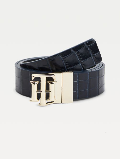 Logo Reversible Leather Belt