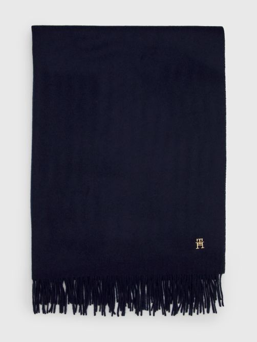 Chic Wool TH Monogram Scarf