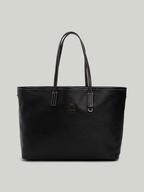 Monogram Leather Tote Bag