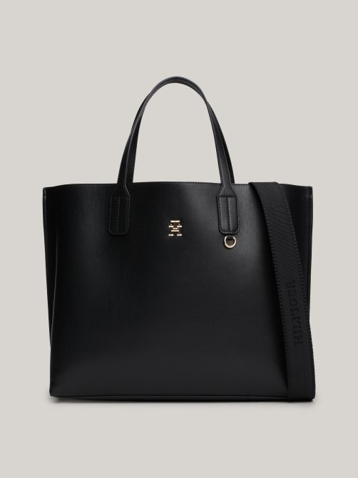 TH Monogram Repeat Logo Strap Satchel