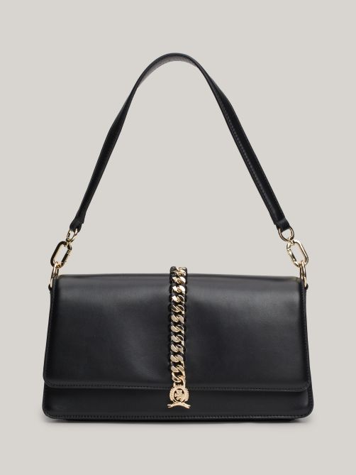 Chain Leather Shoulder Bag